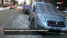 Sarıkamışta'ta soğuk hava etkisini sürdürüyor