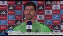 Courtois no se muerde la lengua y dice lo que todo el mundo piensa sobre la victoria