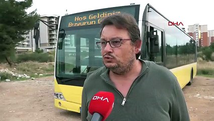 Karavan hayaliyle aldığı eski İETT otobüsünün şoförü oldu: Mahalleliye şehir turu attırıyor