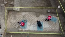 Temel kazısında Geç Antik Çağ'a ait mozaik bulundu