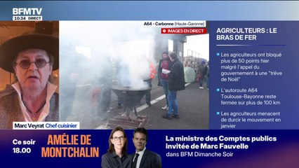 Crise agricole: le soutien de Marc Veyrat, chef cuisiner, aux agriculteurs