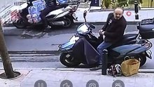 Şişli’de kaldırımdaki taşlama makinesini çalan şahıs tutuklandı