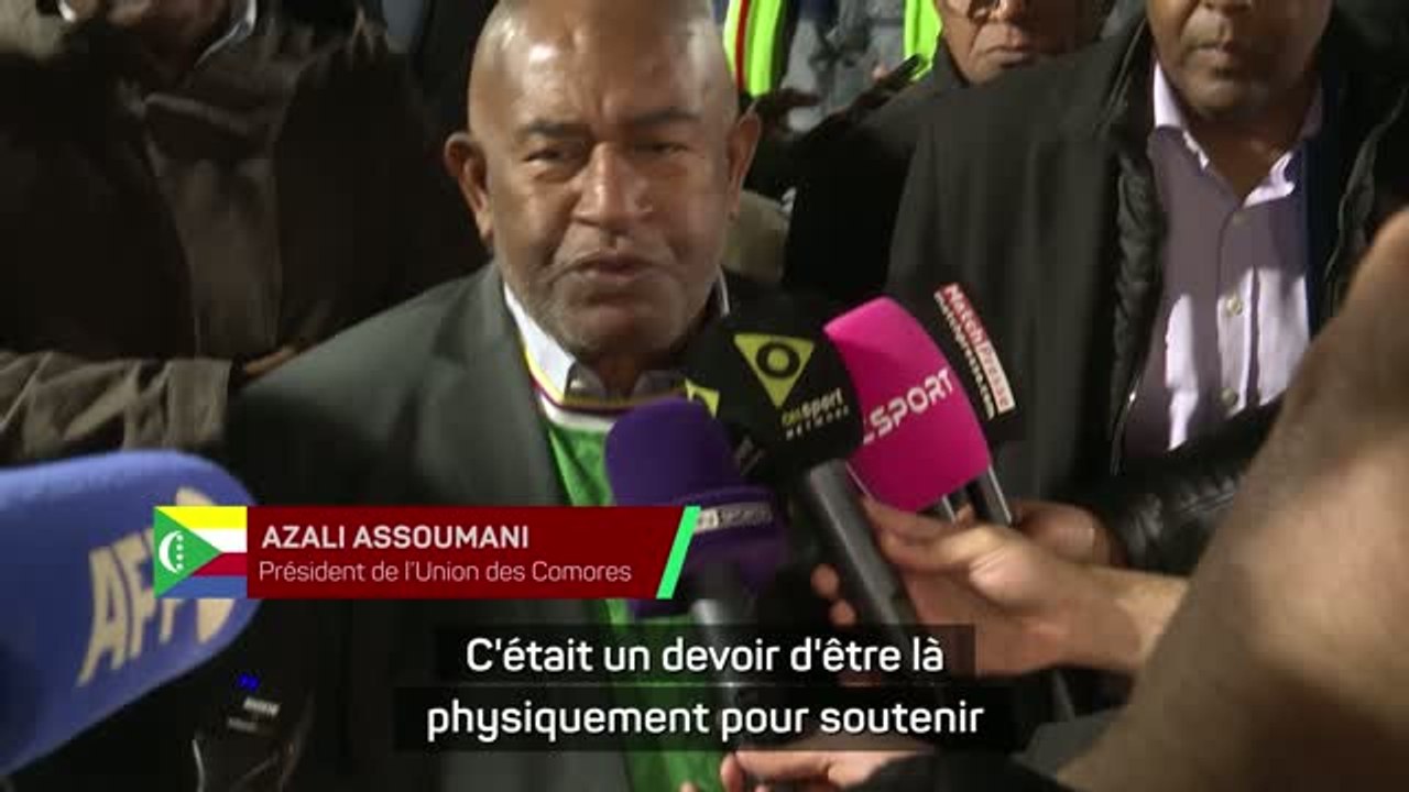 Comores - Assoumani : “Le Maroc, un pays ami, mais j’espère qu’on va gagner”