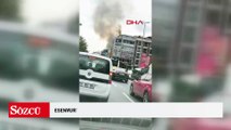 Esenyurt'ta iş yerinde yangın