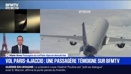 "Certaines personnes ont commencé à pleurer": une passagère du Vol Paris-Ajaccio dérouté témoigne sur BFMTV