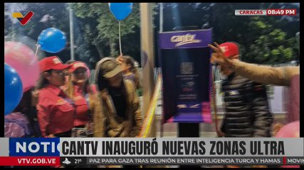 Cantv inaugura nuevas Zonas Ultra para optimizar las conexiones gratuitas de internet en Caracas