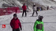 Kayak merkezlerinde hafta sonu hareketliliği: Kar kalınlıkları zirve yaptı