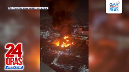 Bodega ng mga materyales sa juice drink packaging, nasunog | 24 Oras Weekend