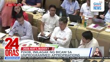 P243B, inilagak ng Bicam sa unprogrammed appropriations | 24 Oras Weekend
