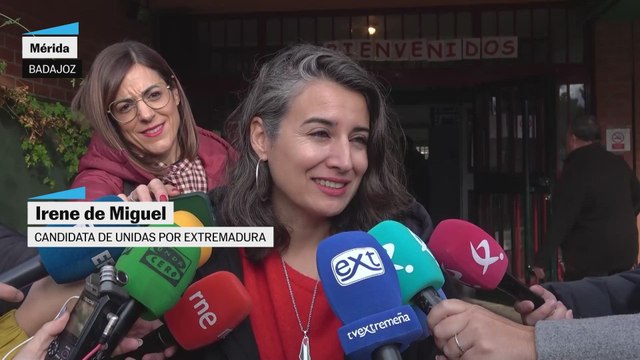 Irene de Miguel (Unidas por Extremadura): Necesitamos que no nos roben los derechos