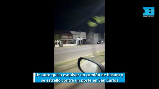 VIDEO. Dos choques alteraron la madrugada mientras La Plata festejaba a Estudiantes campeón