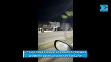 VIDEO. Dos choques alteraron la madrugada mientras La Plata festejaba a Estudiantes campeón