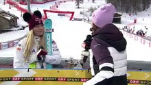 Lindsey Vonn - Val d'Isere Super G Interview