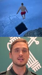 Denunciado un ‘influencer’ por bañarse en glaciares protegidos en Gredos