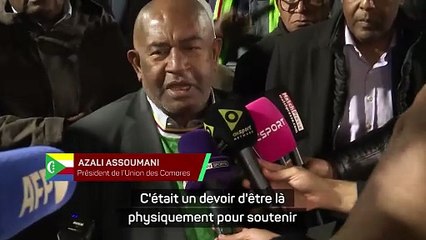 Assoumani : “Le Maroc, un pays ami, mais j’espère qu’on va gagner”