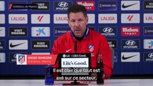 Simeone : “Un rythme de calendrier élevé mais on ne peut rien y faire, il faut juste être prêt”