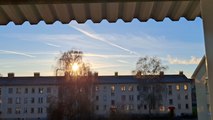 Förgiftningen pågår. Utsläpp från Chemtrailsflyg. Örebro 21 Dec. 2025