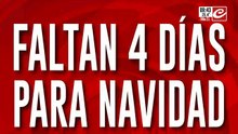 Faltan 4 días para navidad