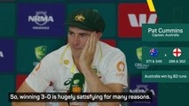 Ashes victory 'hugely satisfying' for Cummins and Australia