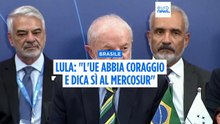 Il presidente brasiliano Lula invita l'Ue a cercare "coraggio politico" per l'accordo commerciale con il Mercosur
