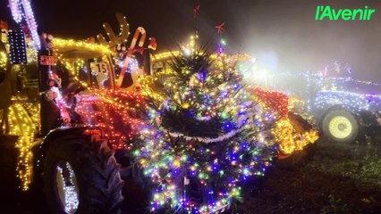 80 tracteurs illuminent Attert