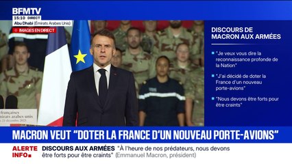 "La Marseillaise" entonnée à la fin du discours aux Armées d'Emmanuel Macron