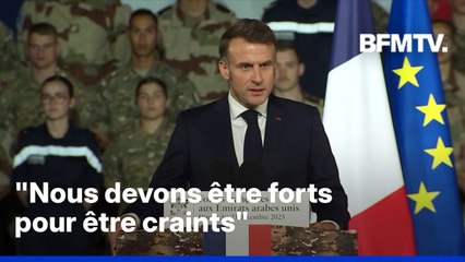Le discours aux Armées d'Emmanuel Macron en intégralité