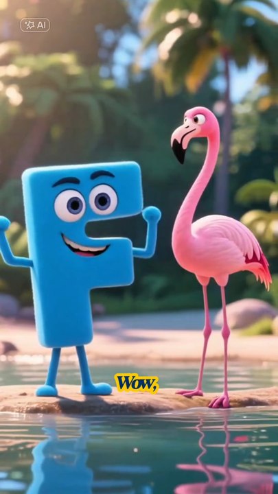 Learn Letter F for Kids | F is for Frog, Flamingo & Flower | ABC Learning