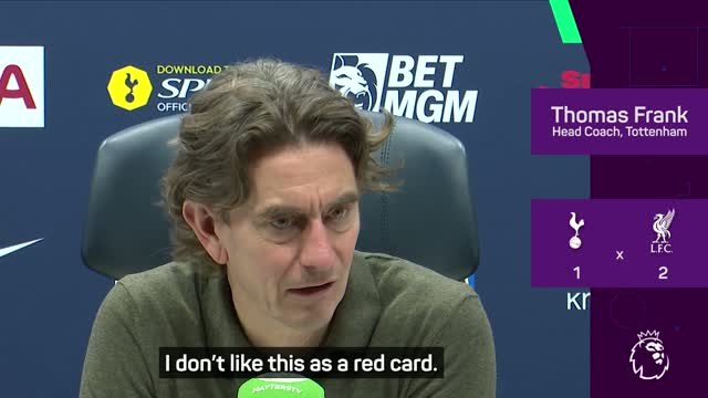 Frank fumes at 'big mistakes' by referees in Liverpool loss