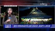 Kondisi Tol Cikatama, Arus Kendaraan Ramai Lancar | SAPA MALAM