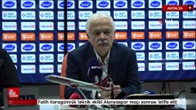 Fatih Karagümrük teknik ekibi Alanyaspor maçı sonrası istifa etti