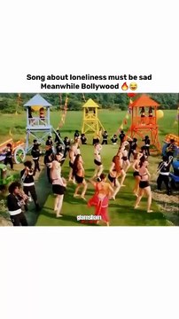 When loneliness gets a full-blown dance number, only Bollywood can make sadness look this lively 🔥😂 #glamsham #bollywoodlogic #hindisongs #desicinema #musicmeme {glamsham, bollywood logic, hindi songs, desi cinema, music meme}