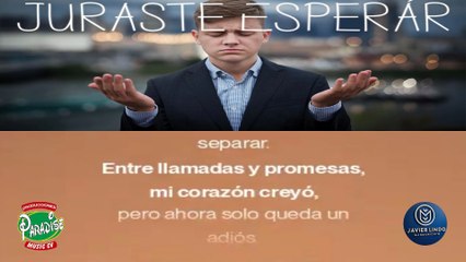 JURASTE ESPERAR AUTOR JAVIER LINDO M.