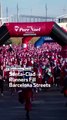 Santa-Clad Runners Fill Barcelona Streets