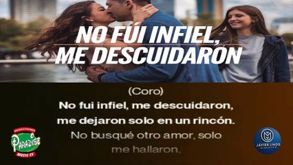 NO FUI INFIEL ME DESCUIDARON AUTOR JAVIER LINDO M.