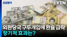 [뉴스나우] 외환당국 구두개입에 환율 급락...장기적 효과는? / YTN