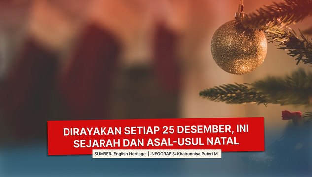 Dirayakan Setiap 25 Desember, Ini Sejarah dan Asal-usul Natal