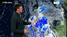 Met Office Sunday Evening Weather Forecast 21/12/25
