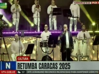 Población disfrutó éxitos de artistas nacionales e internacionales de salsa en Retumba Caracas 2025