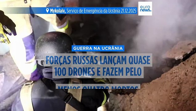Novos bombardeamentos russos na Ucrânia fazem pelo menos quatro mortos