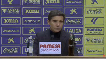 Marcelino, rueda de prensa tras el Villarreal - FC Barcelona