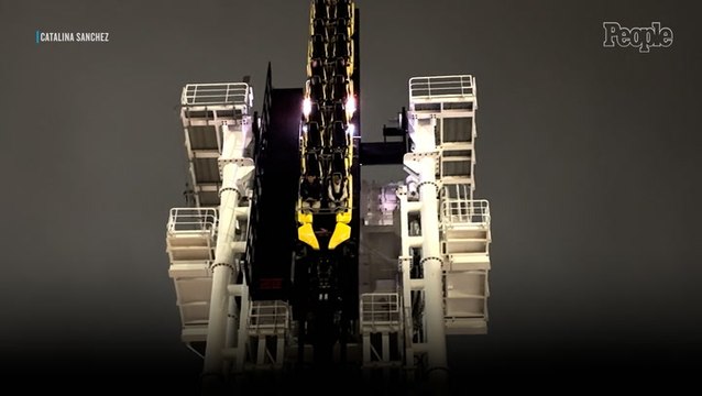 Terrifying 'Tilt' Rollercoaster Malfunctions Leaving Riders Dangling 130 Feet in the Air