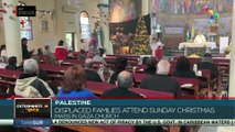 Palestine | Displaced families attend Sunday Christmas Mass in Gaza church