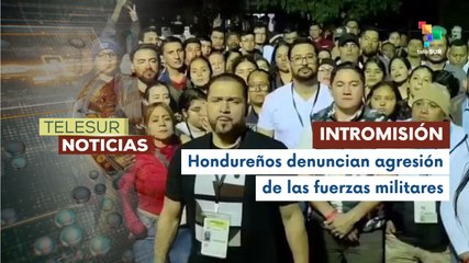 Militares amenazan a militantes del Partido Liberal y Partido Libre