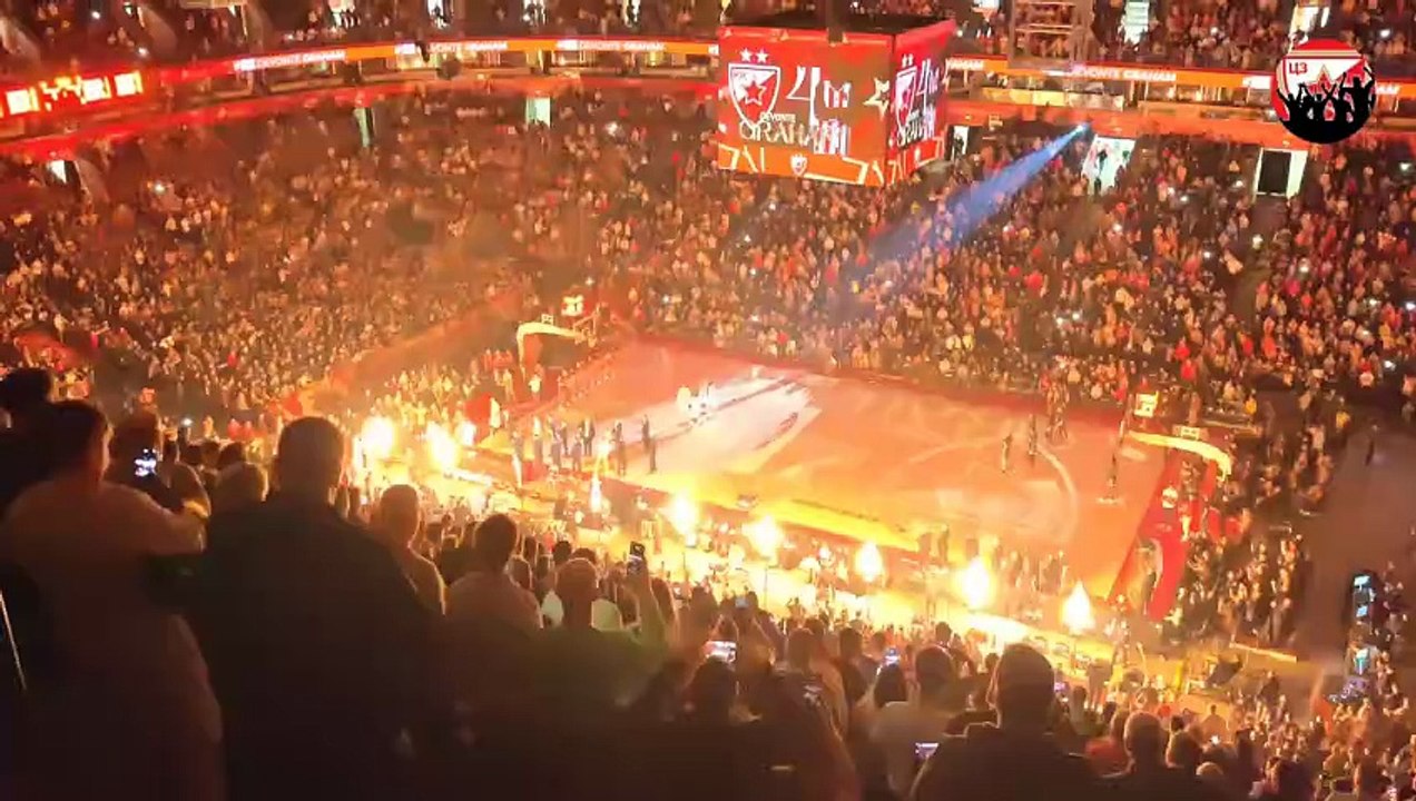 Crvena zvezda vs Virtus Bologna 90:89 Highlights from the Stands