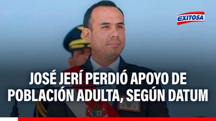 José Jerí tiene MENOS APROBACIÓN en nueva encuesta Datum: "El apoyo cae en la población adulta"