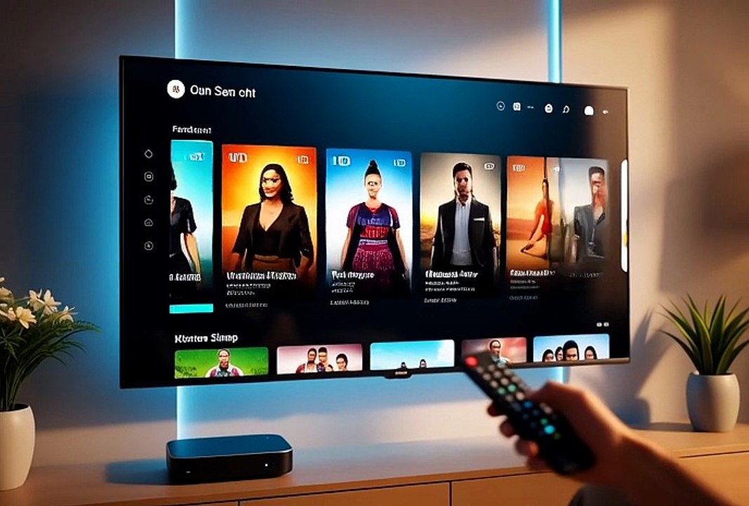 Modern Home Streaming Experience – Smart TV & TV Box