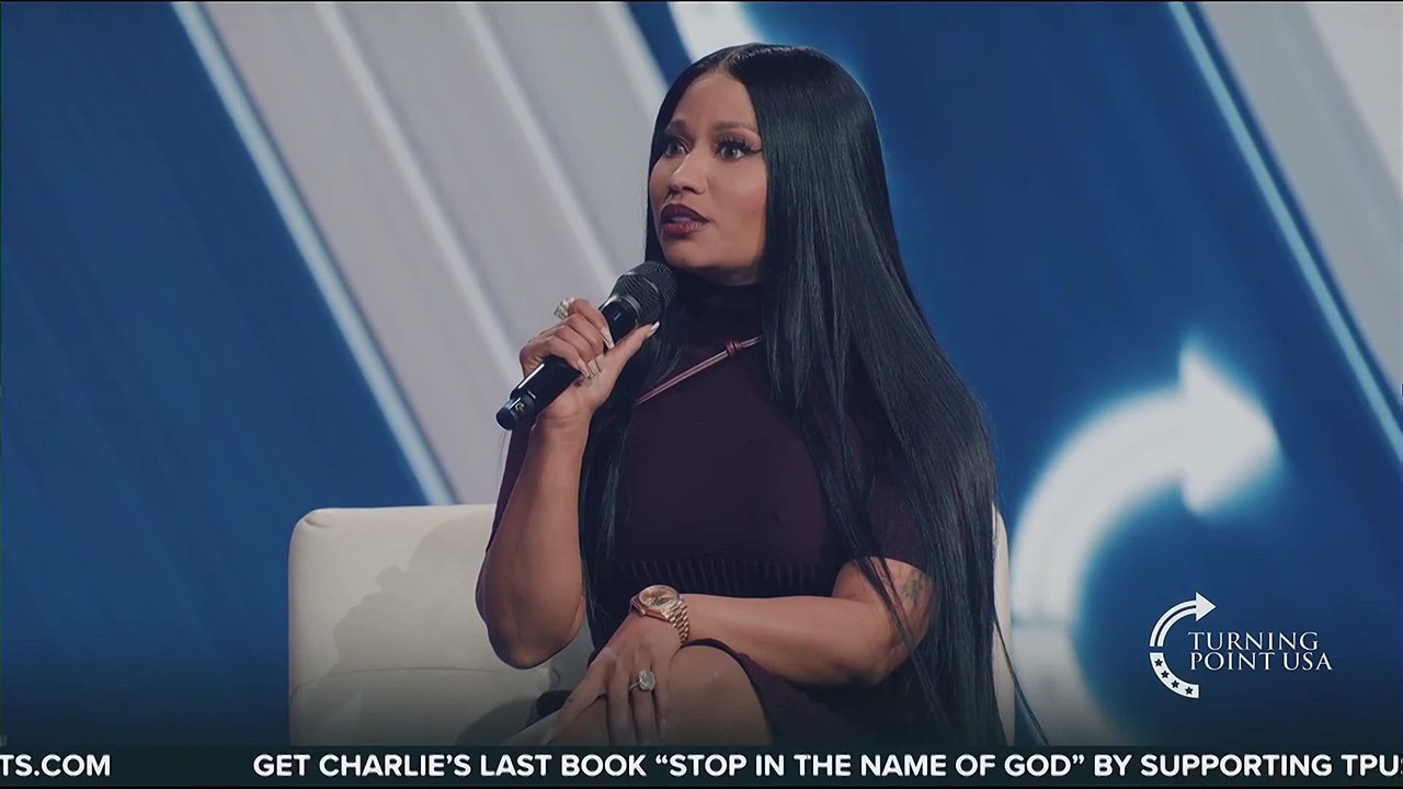 Nicki Minaj calls Vance an 'assassin' in awkward exchange with Erika Kirk