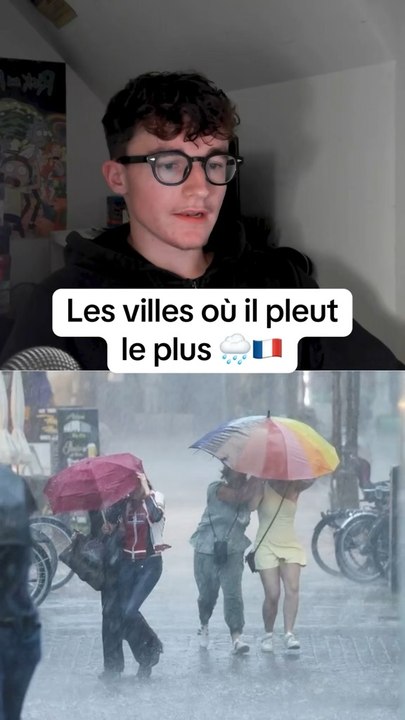 Les villes où il pleut le plus en france #pluie #quizz #classement