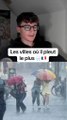 Les villes où il pleut le plus en france #pluie #quizz #classement